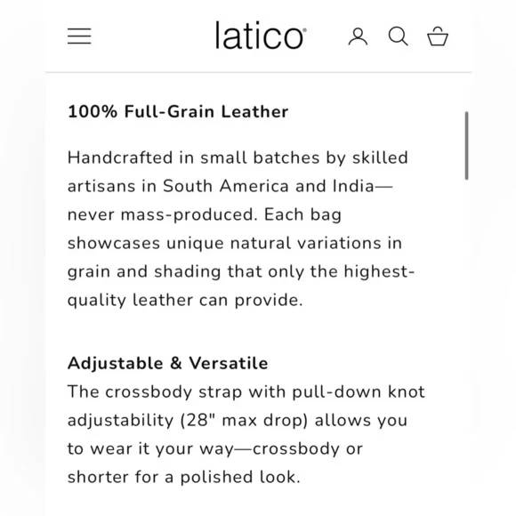 Latico Marge Saddle Crossbody Bag with X Stitch Detail, New in bag (not tagged) - Picture 11 of 13